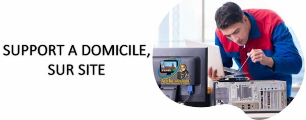 SUR DEVIS : ASSISTANCE SUPPORT INFORMATIQUE A DOMICILE partout en France (à partir de 8 € le déplacement + 13,99 HT cout de l'intervention)